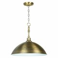 Craftmade Timarron 1 Light Large Pendant in Legacy Brass 35993-LB